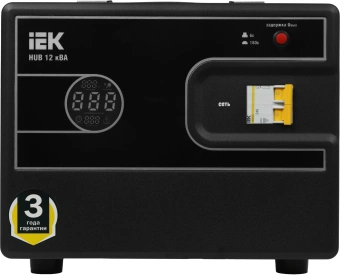 Стабилизатор напряжения IEK Hub 12кВА однофазный черный (IVS21-1-012-13) - купить недорого с доставкой в интернет-магазине