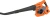Воздуходувка-пылесос Carver СBV 01BL40-240 400Вт пит.:от аккум. оранжевый/черный - купить недорого с доставкой в интернет-магазине