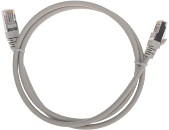 Патч-корд Rexant 02-0110-1 F/UTP RJ-45 вил. кат.5E 2м серый LSZH - купить недорого с доставкой в интернет-магазине