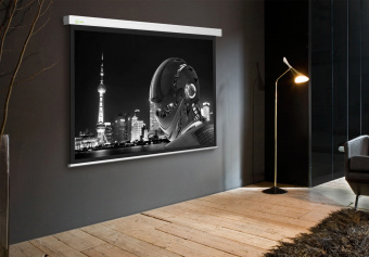 Экран Cactus 127x127см Wallscreen CS-PSW-127X127 1:1 настенно-потолочный рулонный белый - купить недорого с доставкой в интернет-магазине