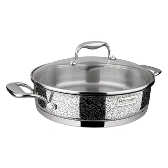 Сотейник Rondell Vintage RDS-353 2.6л. d=26см (с крышкой) стальной - купить недорого с доставкой в интернет-магазине