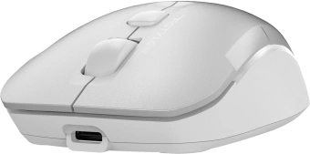 Мышь A4Tech Fstyler FB26CS Air2 серебристый/белый оптическая 2000dpi silent беспров. BT/Radio USB для ноутбука 4but (FB26CS AIR2 ICY WHITE) - купить недорого с доставкой в интернет-магазине