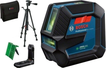 Нивелир лазерн. Bosch GLL 2-15 G & Tripod 2кл.лаз. 540нм цв.луч. зеленый 2луч. (0601063W01) - купить недорого с доставкой в интернет-магазине