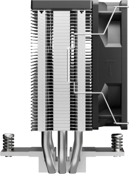Устройство охлаждения(кулер) Deepcool AG300 G2 Soc-AM5/AM4/1200/1700/1851 серебристый/черный 4-pin 18-31dB Al+Cu 150W 350gr Ret (R-AG300-BKAMMG2) - купить недорого с доставкой в интернет-магазине