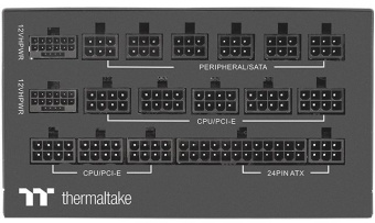 Блок питания Thermaltake ATX 1650W Toughpower GF3 Gen.5 80+ gold 24pin APFC 140mm fan color LED 16xSATA Cab Manag RTL - купить недорого с доставкой в интернет-магазине