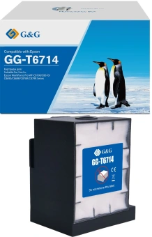 Бункер G&G GG-T6714 (C13T671400 емкость для отработанных чернил) для Epson WorkForce Pro WF-C8190/C8610/C8690/C869R/C878R/C879R Series - купить недорого с доставкой в интернет-магазине