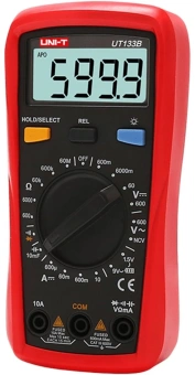 Мультиметр Uni-T UT133B цифровой красный/черный - купить недорого с доставкой в интернет-магазине