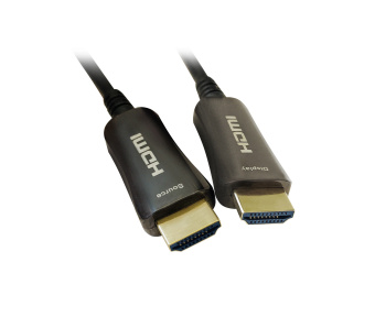 Кабель аудио-видео Digma HDMI 2.0 AOC HDMI (m)/HDMI (m) 30м. позолоч.конт. черный (BHP AOC 2.0-30) - купить недорого с доставкой в интернет-магазине
