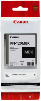 Картридж струйный Canon PFI-120MBK 2884C001 черный матовый (130мл) для Canon imagePROGRAF TM-200/205 - купить недорого с доставкой в интернет-магазине