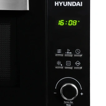 Микроволновая Печь Hyundai HYM-D2073 23л. 800Вт черный/хром - купить недорого с доставкой в интернет-магазине