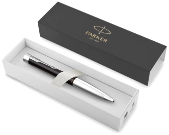 Ручка шариков. Parker Urban Core K314 (CW2143639) Muted Black CT M син. черн. подар.кор. - купить недорого с доставкой в интернет-магазине