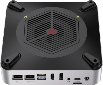 ПК Мини Chuwi AuBox Ryzen 7 8745HS (3.8) 16Gb SSD512Gb 780M Windows 11 Pro 2x2.5GbitEth WiFi BT 120W серебристый/черный - купить недорого с доставкой в интернет-магазине