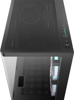 Корпус Deepcool CG380U 3F черный без БП mATX 6x120mm 3x140mm 2xUSB3.0 audio bott PSU - купить недорого с доставкой в интернет-магазине