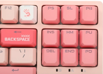 Клавиатура A4Tech S87 Energy механическая розовый USB for gamer LED (S87 USB ENERGY PINK) кабель 1.8м - купить недорого с доставкой в интернет-магазине