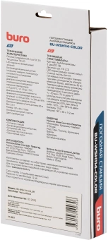 Погодная станция Buro BU-WSH114-COLOR черный - купить недорого с доставкой в интернет-магазине