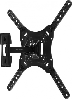 Кронштейн для телевизора Ultramounts UM868 черный 23"-55" макс.35кг настенный поворот и наклон - купить недорого с доставкой в интернет-магазине