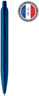 Ручка шариков. Parker IM Monochrome K328 (CW2172966) Blue PVD M син. черн. подар.кор. - купить недорого с доставкой в интернет-магазине