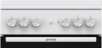Плита Комбинированная Gorenje GK5A22WH белый (металлическая крышка) реш.сталь - купить недорого с доставкой в интернет-магазине