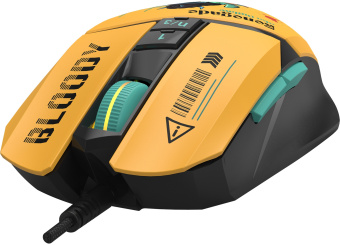 Мышь A4Tech Bloody W63 Max Renegade желтый/рисунок оптическая 12000dpi USB (W63 MAX) - купить недорого с доставкой в интернет-магазине