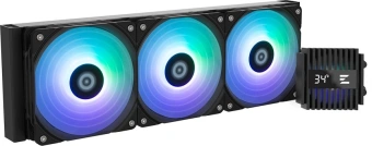 Система водяного охлаждения Zalman Alpha2 A36 ARGB Soc-AM5/AM4/1151/1200/2066/2011/1700 черный 4-pin 29.7dB Al LCD 350W Ret (ALPHA2 A36 BLACK) - купить недорого с доставкой в интернет-магазине