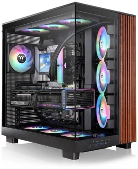 Корпус Thermaltake View View 380 XL WS черный без БП ATX 5x120mm 2x140mm 2xUSB3.0 audio bott PSU - купить недорого с доставкой в интернет-магазине