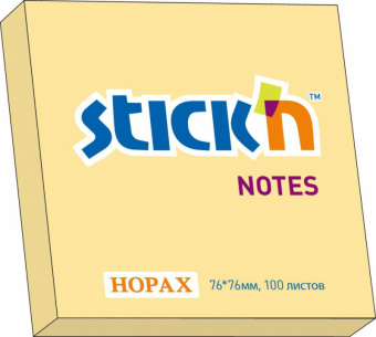 Блок самоклеящийся бумажный Stick`n 21150 76x76мм 100лист. 70г/м2 пастель зеленый - купить недорого с доставкой в интернет-магазине