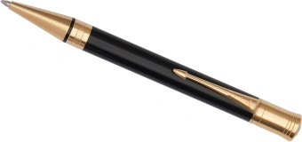 Ручка шариков. Parker Duofold K74 (1931386) Black GT M черн. черн. подар.кор. - купить недорого с доставкой в интернет-магазине