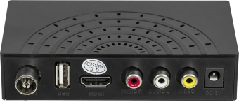 Ресивер DVB-T2 Hyundai H-DVB440 черный - купить недорого с доставкой в интернет-магазине