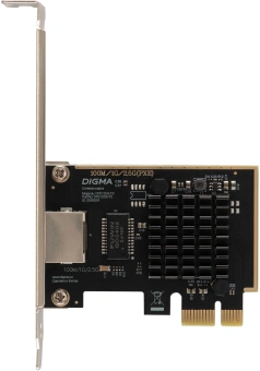 Сетевая карта 2.5G Ethernet Digma DPE12G5-TX PCI Express - купить недорого с доставкой в интернет-магазине