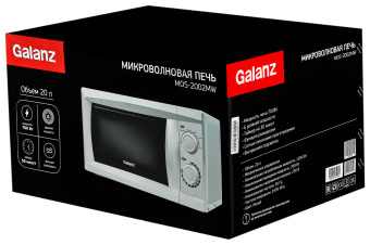 Микроволновая Печь Galanz MOS-2002MW 20л. 700Вт белый - купить недорого с доставкой в интернет-магазине