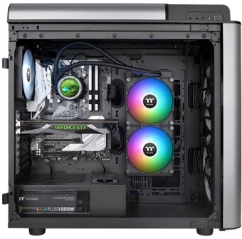 Система водяного охлаждения Thermaltake TH280 V2 Ultra ARGB Soc-AM5/AM4/1200/1700/1851 черный 4-pin 34.7dB Al LCD Ret (CL-W385-PL14SW-A) - купить недорого с доставкой в интернет-магазине