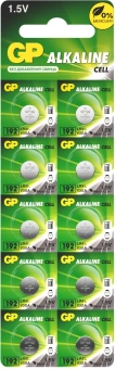 Батарея GP AG3 192FRA-2C10 LR41/LR4/192 24mAh (10шт) блистер - купить недорого с доставкой в интернет-магазине
