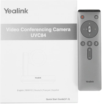 Камера Yealink UVC84 4k 12Х PTZ UVC1.0 VCH USB-A AMS - купить недорого с доставкой в интернет-магазине