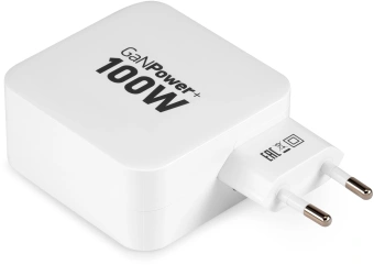 Сетевое зар./устр. Digma Pro DPW10B 100W 5A (PD+QC) 2хUSB-C/USB-A универсальное белый (DPW1B0G012WH) - купить недорого с доставкой в интернет-магазине