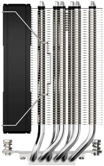 Устройство охлаждения(кулер) ID-Cooling SE-610-XT Basic Soc-AM5/AM4/1200/1700/1851 серебристый/черный 4-pin 29.85dB Al+Cu 250W 900gr Ret - купить недорого с доставкой в интернет-магазине