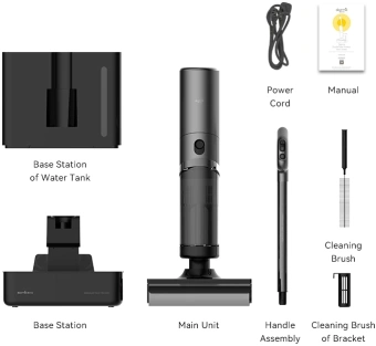 Пылесос моющий Deerma DEM-VX900W 160Вт серый - купить недорого с доставкой в интернет-магазине