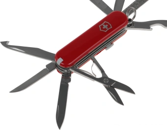 Нож перочинный Victorinox MiniChamp (0.6385) 58мм 17функц. красный - купить недорого с доставкой в интернет-магазине