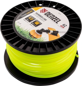 Леска для садовых триммеров Denzel 96295 d=4мм L=62м - купить недорого с доставкой в интернет-магазине