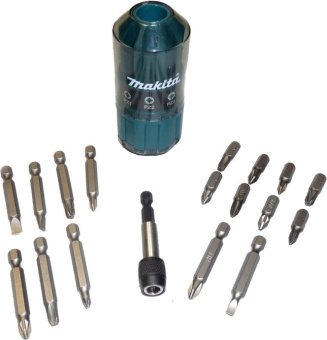 Набор бит Makita B-28896 (18пред.) для шуруповертов - купить недорого с доставкой в интернет-магазине