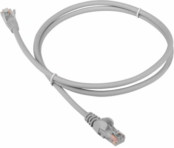 Патч-корд Lanmaster LAN-PC45/U5E-15-GY UTP RJ-45 вил.-вилка RJ-45 кат.5E 15м серый LSZH (уп.:1шт) - купить недорого с доставкой в интернет-магазине