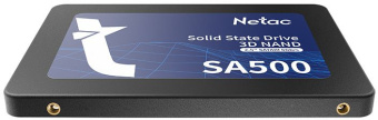 Накопитель SSD Netac SATA III 512Gb NT01SA500-512-S3X SA500 2.5" - купить недорого с доставкой в интернет-магазине