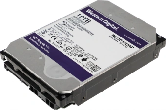 Жесткий диск WD SATA-III 10TB WD101PURP Surveillance Purple Pro (7200rpm) 256Mb 3.5" - купить недорого с доставкой в интернет-магазине