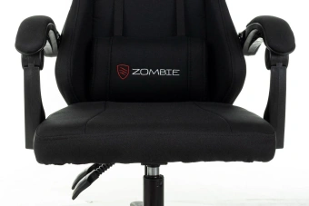 Кресло игровое Zombie Rudger черный с подголов. крестов. пластик - купить недорого с доставкой в интернет-магазине
