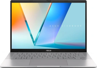 Ноутбук Asus VivoBook S14 S3407CA-LY098 Core Ultra 5 225H 16Gb SSD512Gb Intel Arc 14" IPS WUXGA (1920x1200) без ОС silver WiFi BT Cam (90NB16J1-M00770) - купить недорого с доставкой в интернет-магазине