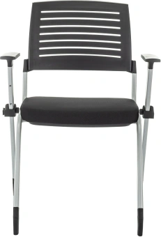 Стул Бюрократ X-Click черный на ножках металл серый - купить недорого с доставкой в интернет-магазине