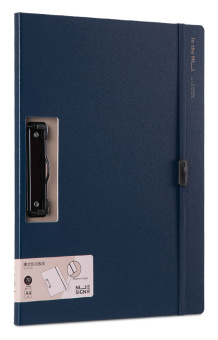 Папка-планшет Deli Nusign NS178BLUE A4 полипропилен синий - купить недорого с доставкой в интернет-магазине