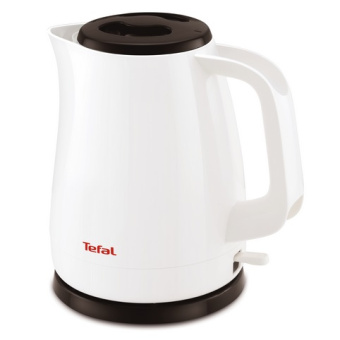 Чайник электрический Tefal KO150130 1.5л. 2400Вт белый (корпус: пластик) - купить недорого с доставкой в интернет-магазине
