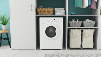 Стиральная машина Indesit EcoTime IWSD 6105 (CIS).L класс: A загр.фронтальная макс.:6кг белый - купить недорого с доставкой в интернет-магазине