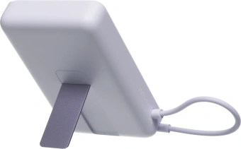 Мобильный аккумулятор Xiaomi Magnetic BHR08PAGL 10000mAh QC3.0/PD3.0 33W 3A USB-C беспров.зар. фиолетовый - купить недорого с доставкой в интернет-магазине