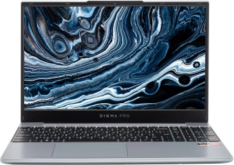 Ноутбук Digma Pro Breve Ryzen 5 Pro 5675U 8Gb SSD512Gb AMD Radeon 15.6" IPS FHD (1920x1080) Windows 11 Professional silver WiFi BT Cam 4500mAh (DN15R5-8DXW06) - купить недорого с доставкой в интернет-магазине